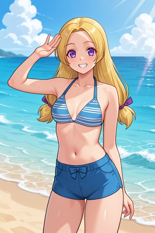 Hinako Shijou Swimsuit (SNKGirlsIslandRhythmCombo) by The12K on Tensor.Art