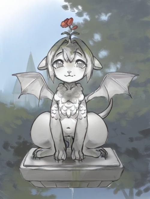 The Questioning Statue (Arknights) by TensorUser on Tensor.Art
