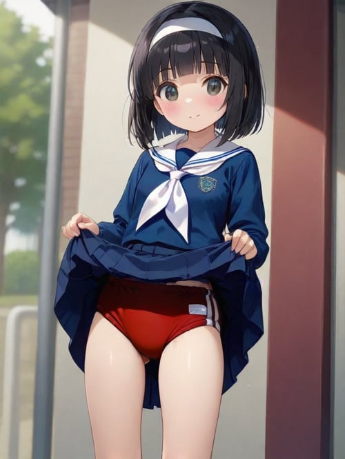 たくしあげブルマ by らび@kiyoka_succubus on Tensor.Art