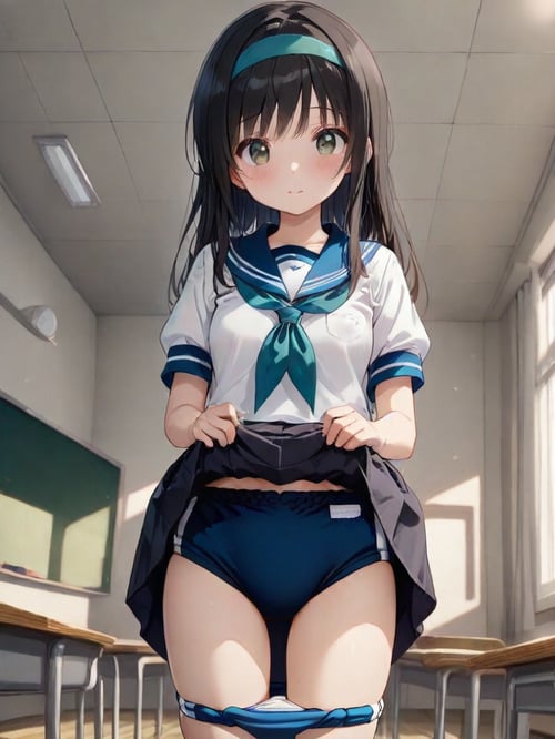 たくしあげブルマ by らび@kiyoka_succubus on Tensor.Art