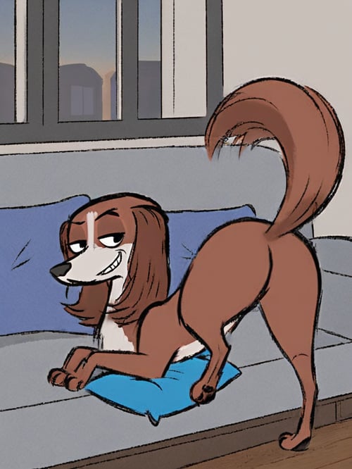 Wanda Saluki Illustration  by Xposing_Organisms on Tensor.Art