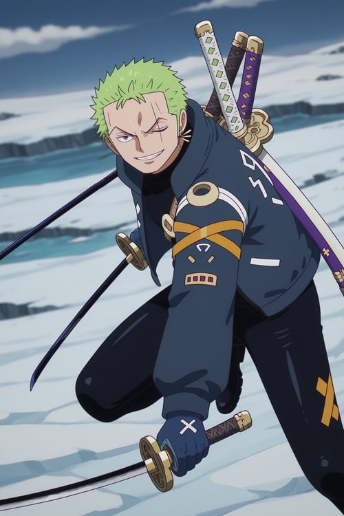Roronoa Zoro Egghead Outfit - One Piece Commission by 25kkai on Tensor.Art