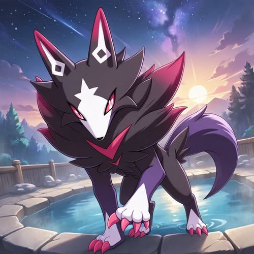 恶魔狼（roco kindom/洛克王国） by 星辰猫 on Tensor.Art