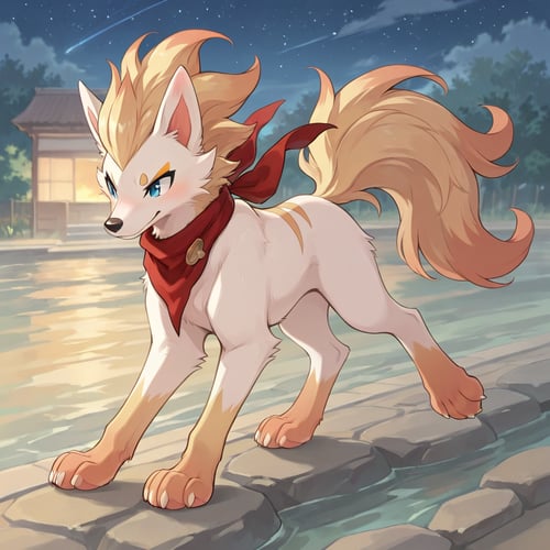 音速犬（roco kindom/洛克王国 by 星辰猫 on Tensor.Art