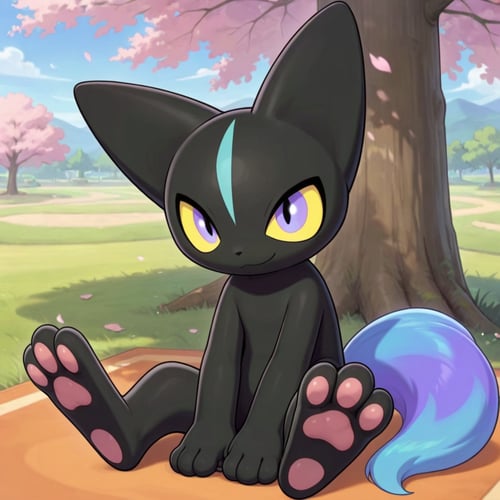  小黑猫（roco kindom/洛克王国) by 星辰猫 on Tensor.Art