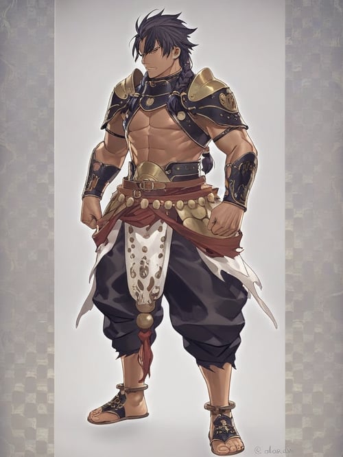 gbf碧蓝幻想持斧罗摩Parashurama by 阿瑞伊aruiy1号 on Tensor.Art
