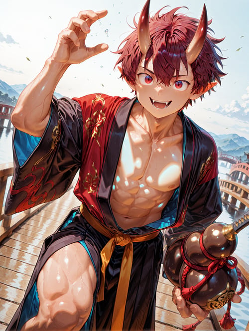 酒呑童子(shuten-dōji) by Yamada Keita on Tensor.Art