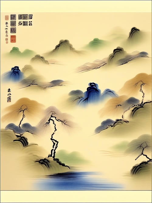 国风山水花 by 懿轩 on Tensor.Art