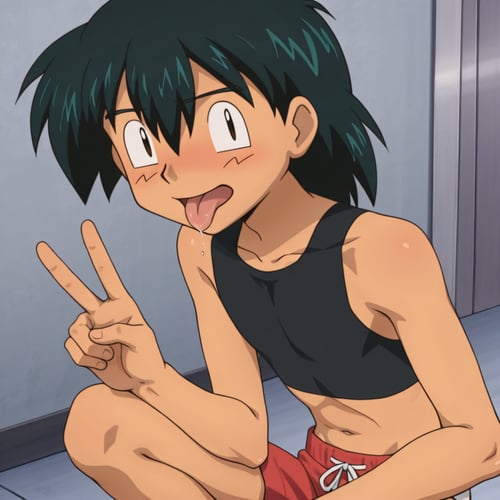 Wet Ash Ketchum - Pokémon movies by Kasedjin on Tensor.Art