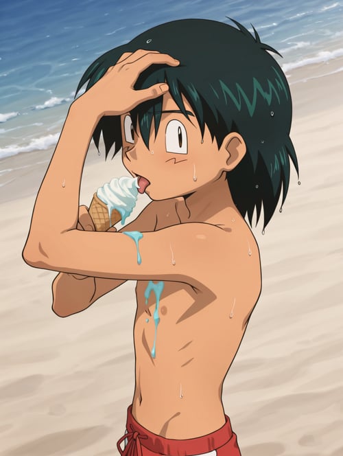 Wet Ash Ketchum - Pokémon movies by Kasedjin on Tensor.Art