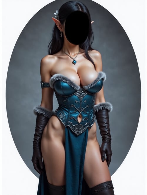 Elven corset outfit by user_crazydragon62040 on Tensor.Art