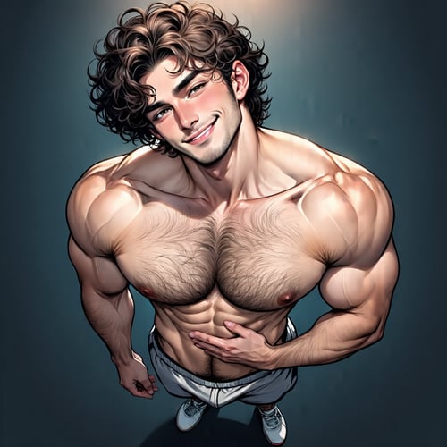EyeCandy | Bulging Pecs by AI_Wired on Tensor.Art