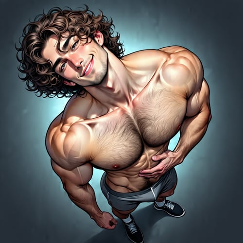 EyeCandy | Bulging Pecs by AI_Wired on Tensor.Art