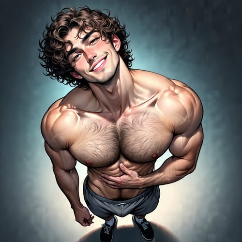 EyeCandy | Bulging Pecs by AI_Wired on Tensor.Art