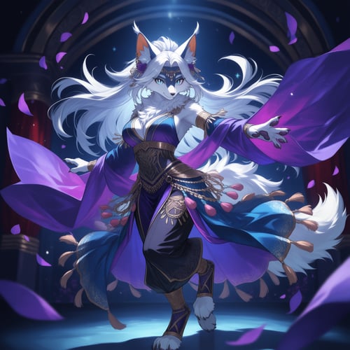 Indigo Void Furry Anima / Furry Anima by miaomiao on Tensor.Art