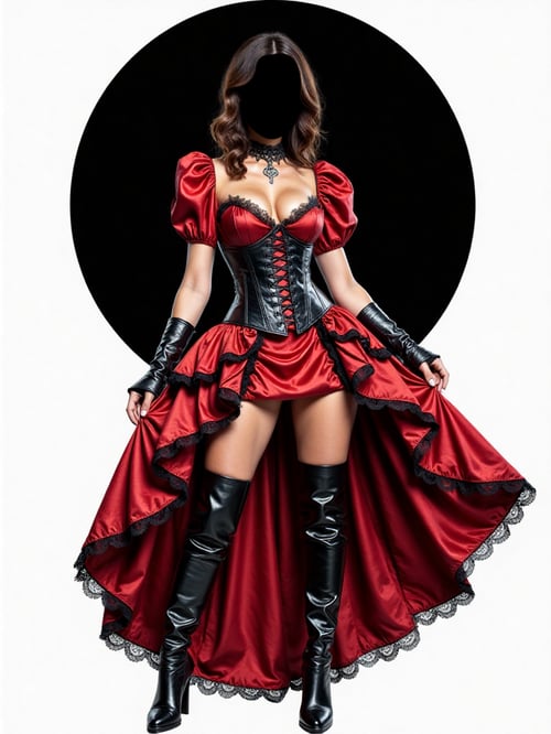 Dance hall Girl/ Outfit by user_crazydragon62040 on Tensor.Art