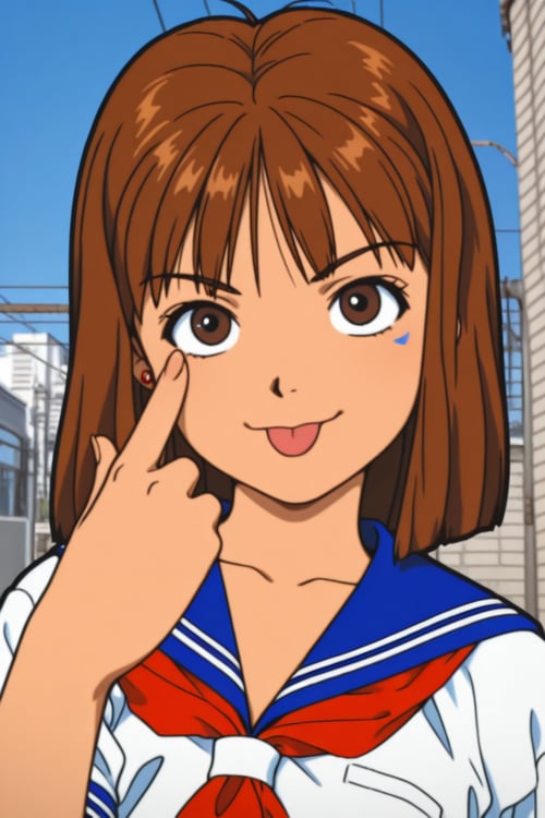 ジャンケンゲーム あっち向いてホイ!の女の子 by daretoku-2 on Tensor.Art