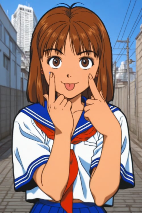 ジャンケンゲーム あっち向いてホイ!の女の子 by daretoku-2 on Tensor.Art