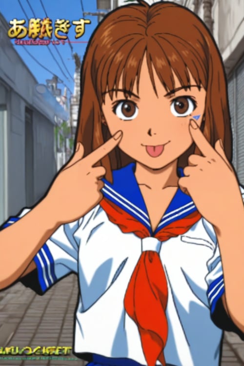 ジャンケンゲーム あっち向いてホイ!の女の子 by daretoku-2 on Tensor.Art