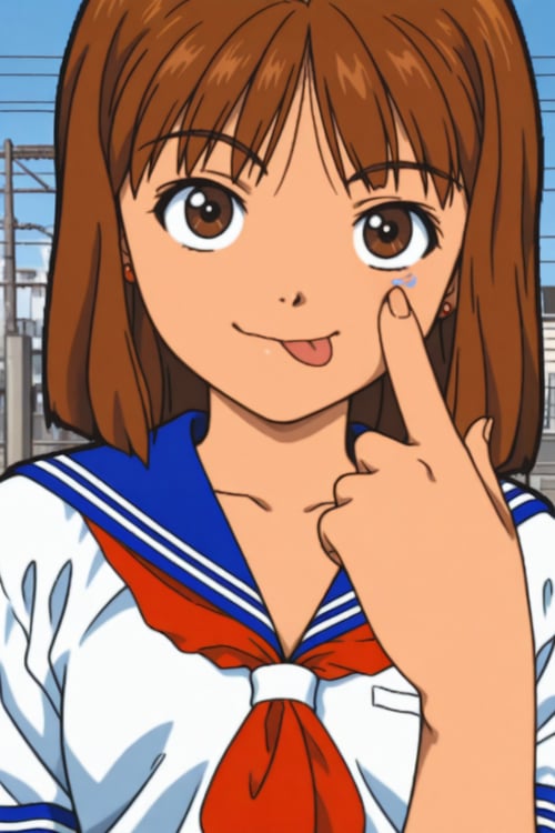 ジャンケンゲーム あっち向いてホイ!の女の子 by daretoku-2 on Tensor.Art