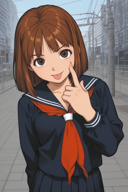 ジャンケンゲーム あっち向いてホイ!の女の子 by daretoku-2 on Tensor.Art