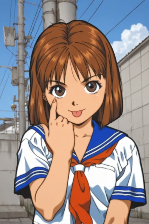ジャンケンゲーム あっち向いてホイ!の女の子 by daretoku-2 on Tensor.Art