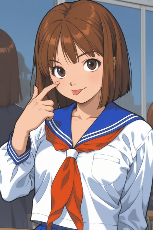 ジャンケンゲーム あっち向いてホイ!の女の子 by daretoku-2 on Tensor.Art