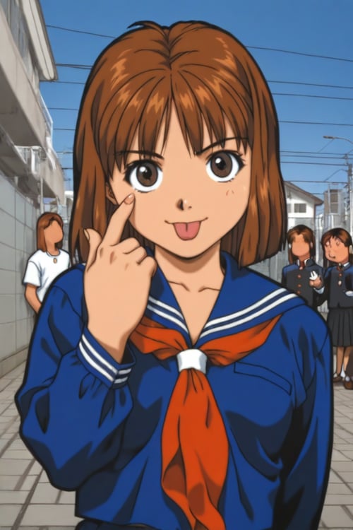 ジャンケンゲーム あっち向いてホイ!の女の子 by daretoku-2 on Tensor.Art