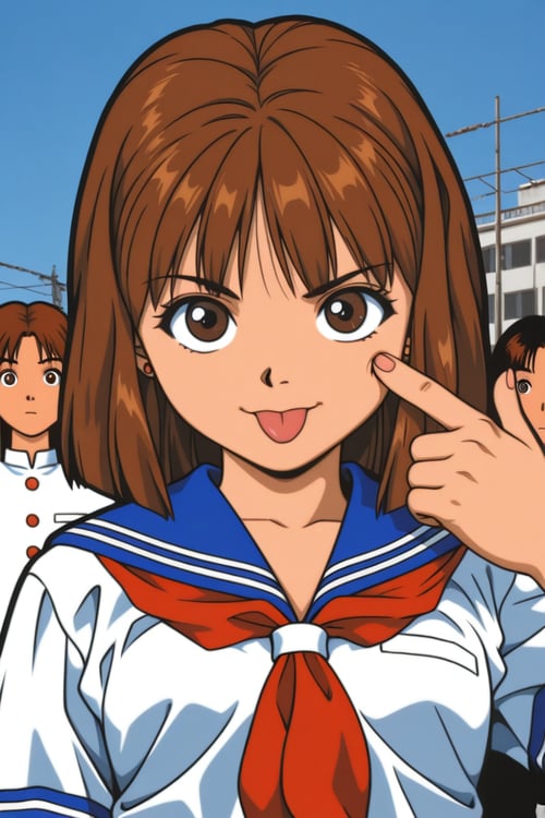 ジャンケンゲーム あっち向いてホイ!の女の子 by daretoku-2 on Tensor.Art