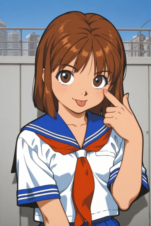 ジャンケンゲーム あっち向いてホイ!の女の子 by daretoku-2 on Tensor.Art