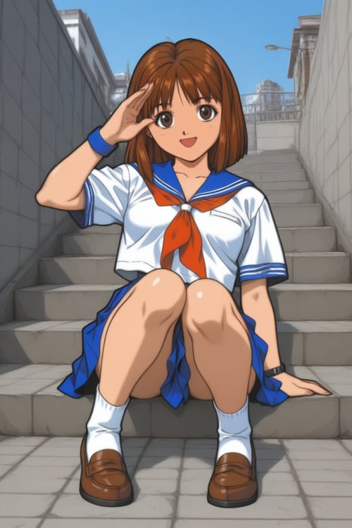 ジャンケンゲーム あっち向いてホイ!の女の子 by daretoku-2 on Tensor.Art