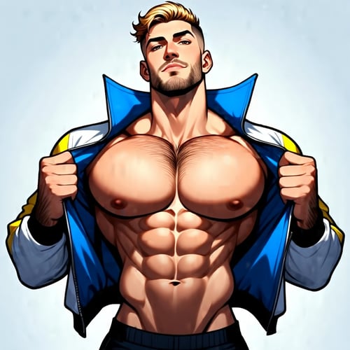 EyeCandy | Bulging Pecs by AI_Wired on Tensor.Art