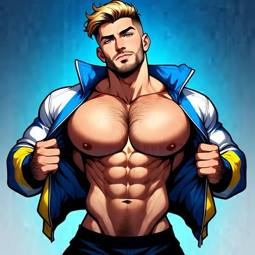 EyeCandy | Bulging Pecs by AI_Wired on Tensor.Art