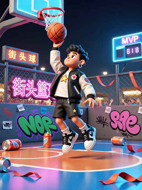 Qwen-3D粘土风格黏土场景运营电商海报 by xxcdesign on Tensor.Art