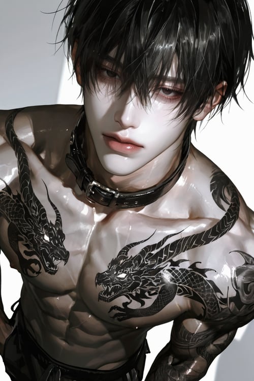 Semi-realistic | Manhwa Male Lead & Glossy Skin by NxyF!ng on Tensor.Art