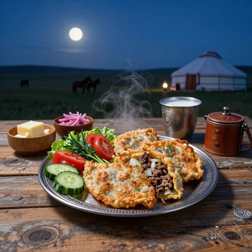 Mongolian Dishes by Antu2025 on Tensor.Art
