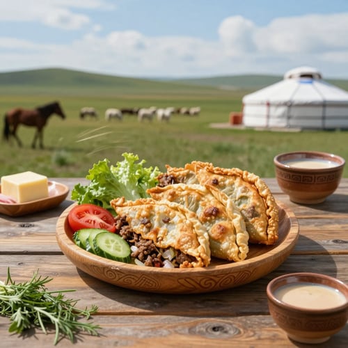 Mongolian Dishes by Antu2025 on Tensor.Art