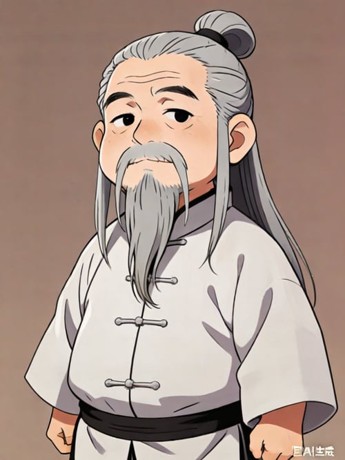 chinese old man by Edward on Tensor.Art