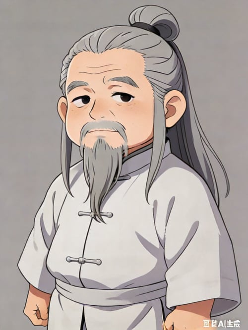 chinese old man by Edward on Tensor.Art
