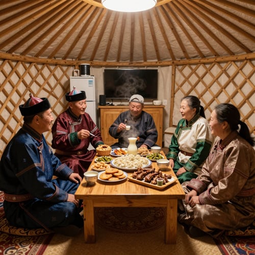 Mongolian Dishes by Antu2025 on Tensor.Art