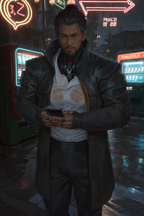 Goro Takemura. Cyberpunk 2077 by Madre_Mor on Tensor.Art