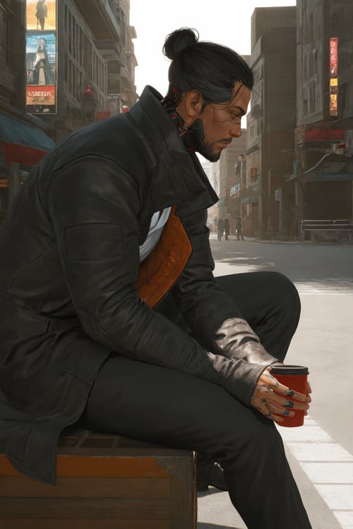 Goro Takemura. Cyberpunk 2077 by Madre_Mor on Tensor.Art