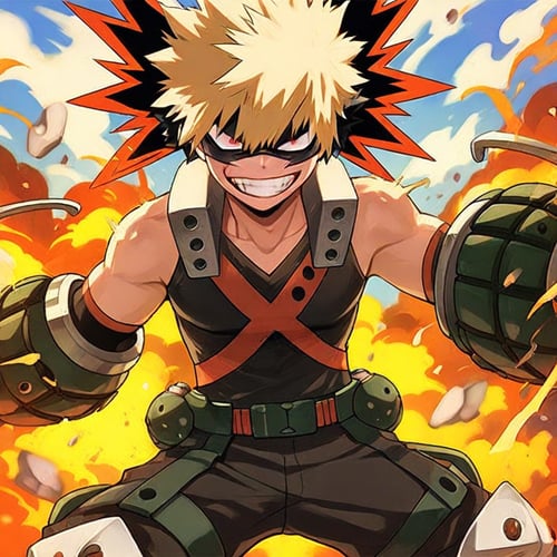 Katsuki Bakugo by Leovixander on Tensor.Art