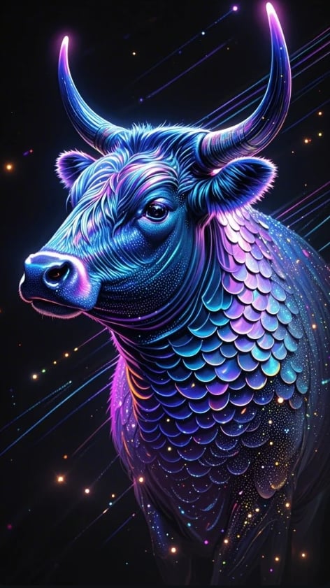 点线画霓虹风格模型-flux1.0 by ai老头 on Tensor.Art