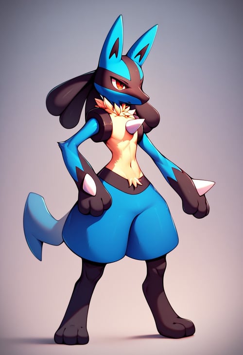 lucario Pokemon PonyXL by meat ball on Tensor.Art