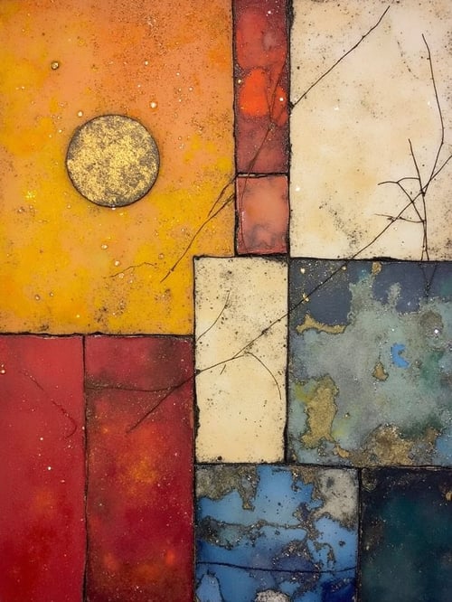 Encaustic by MyraReed on Tensor.Art