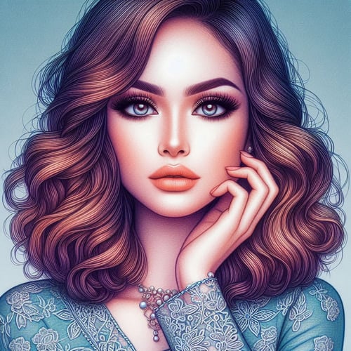 5d color pencil by Ann Rin on Tensor.Art