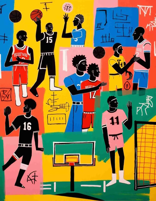 Jean-Michel Basquiat style  [by shahinkhll] by MacrossManiac on Tensor.Art