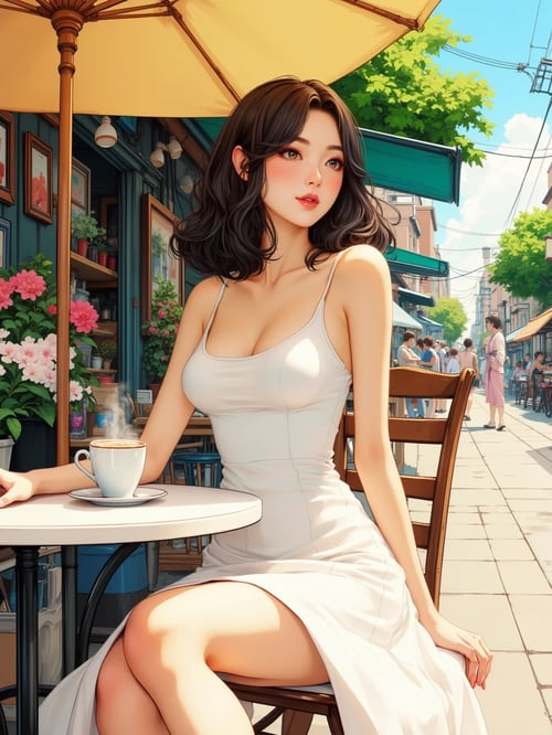 手绘美女生活模型-flux1.0 by ai老头 on Tensor.Art
