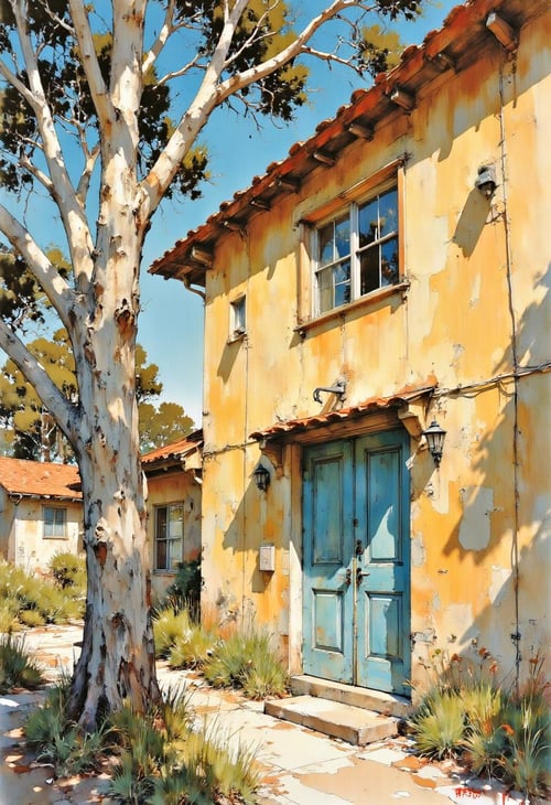 Watercolor painting by Adel_AI on Tensor.Art
